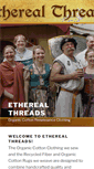Mobile Screenshot of etherealthreads.com